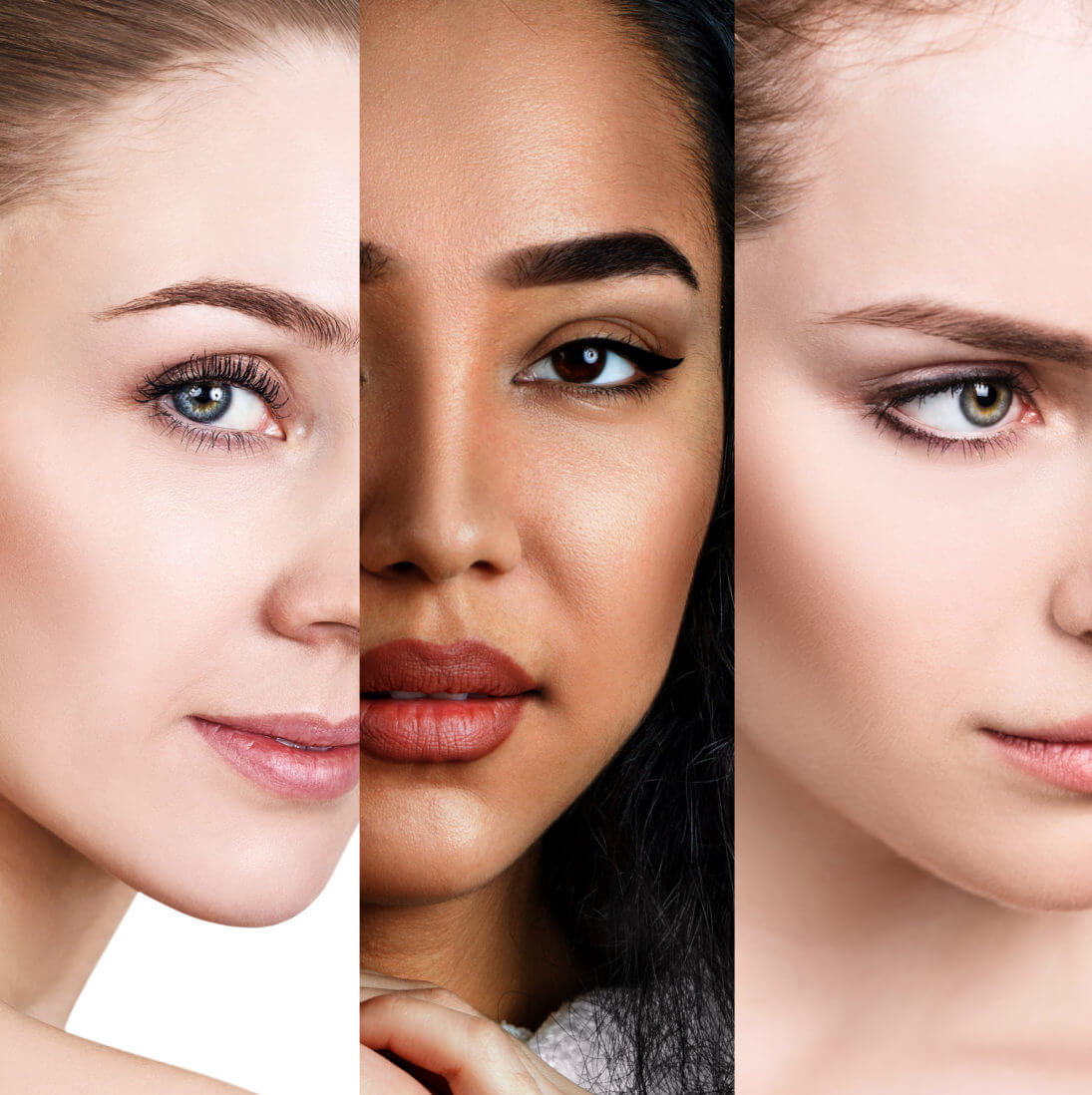 Different complexion woman with Chemical Peels treatment in Norco CA